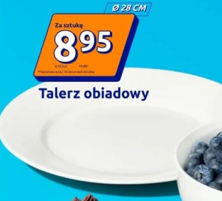 talerz obiadowy