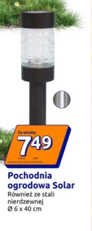 Pochodnia ogrodowa Solar ze stali nierdzewnej Ø 6 x 40cm
