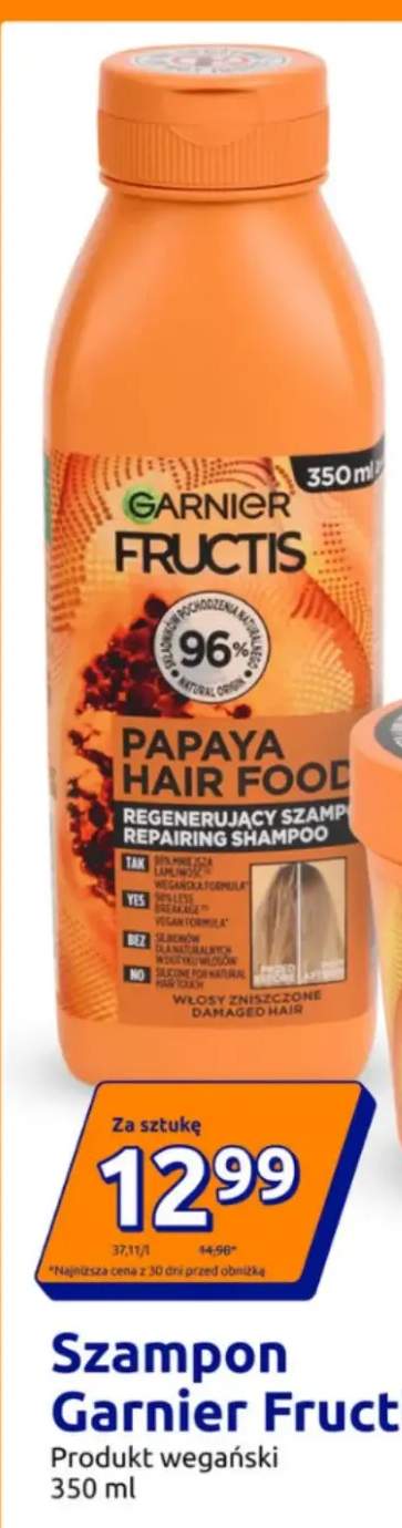 Szampon Papaya Hair Food regenerujący 