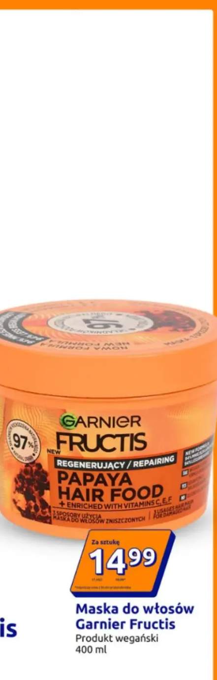 Maska do włosów Papaya Hair Food regenerująca 