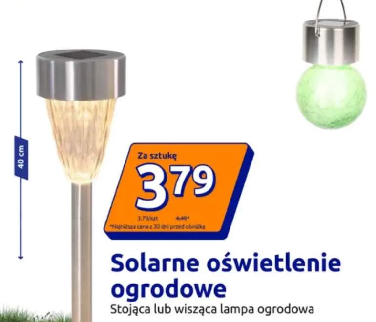 Solarne oświetlenie ogrodowe stojąca lub wisząca lampa ogrodowa