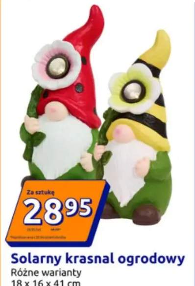 Solarny krasnal ogrodowy