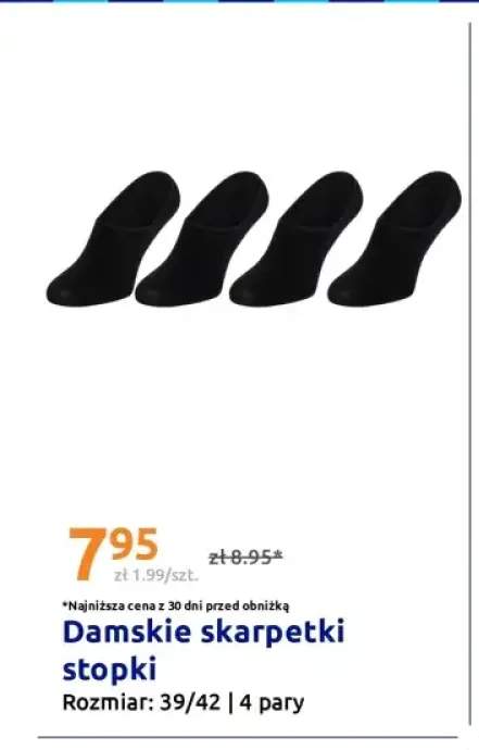 Damskie skarpetki stopki 39/42 4-pak