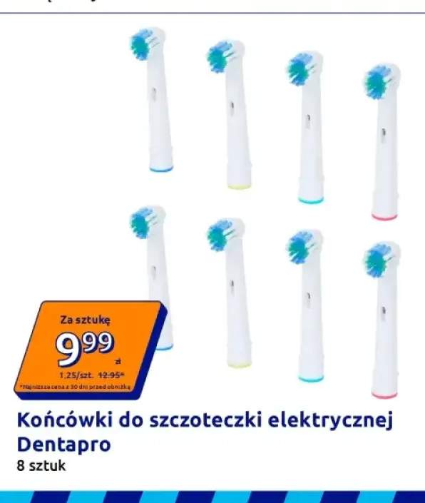 Końcówki do szczoteczki elektrycznej Dentapro 8-pak
