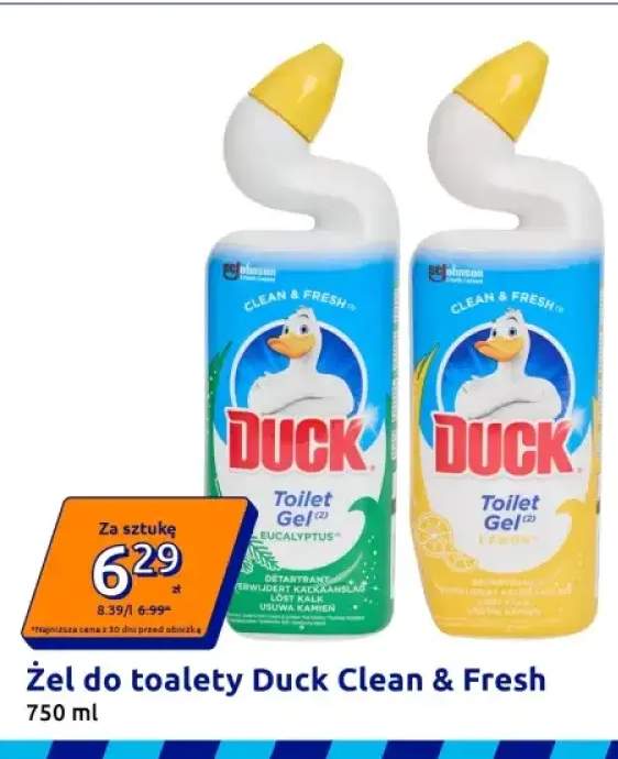 Żel do toalety Duck Clean & Fresh Eucalyptus