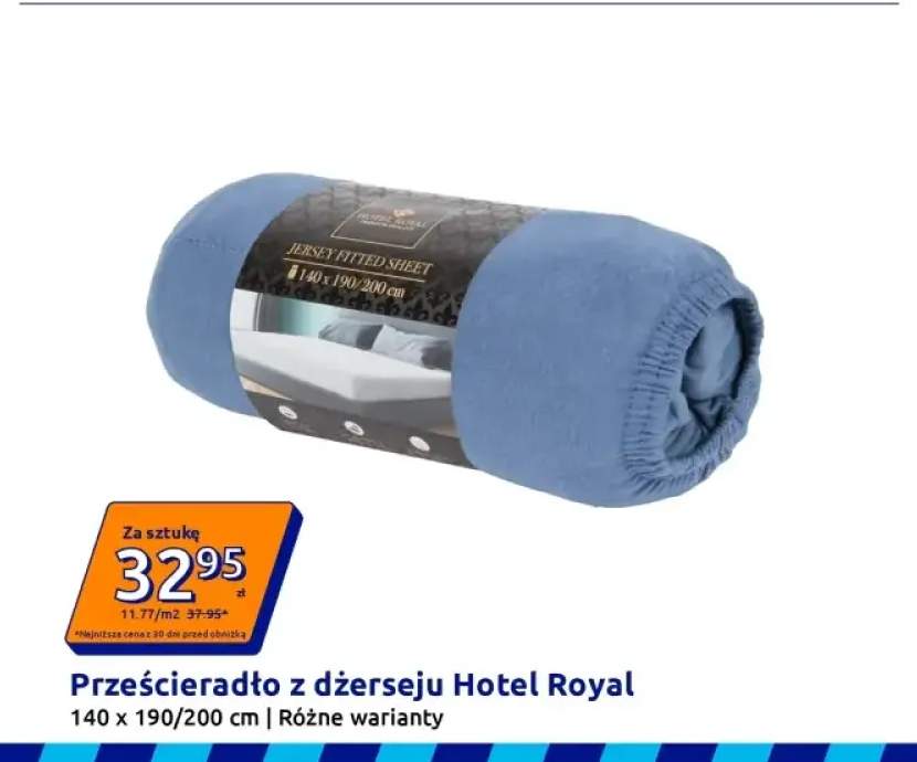 Prześcieradło z dżerseju Hotel Royal 140x190/200cm