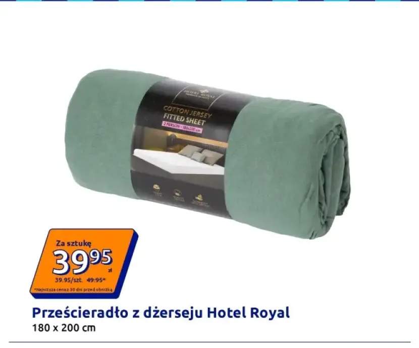 Prześcieradło z dżerseju Hotel Royal 180x200cm