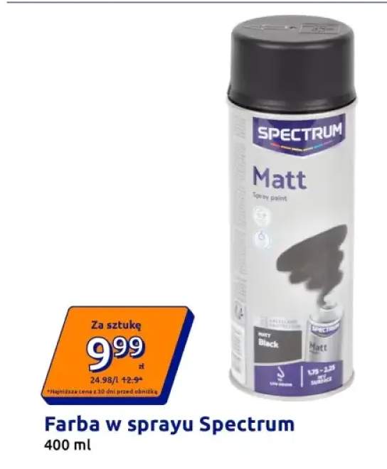 Farba w sprayu Spectrum Matt