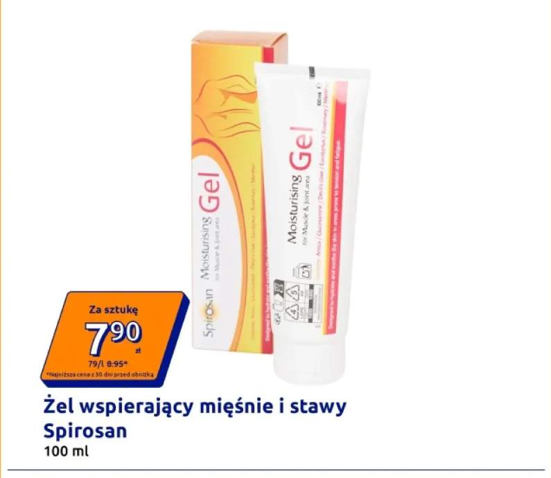 Żel wspierający mięśnie i stawy Spirosan
