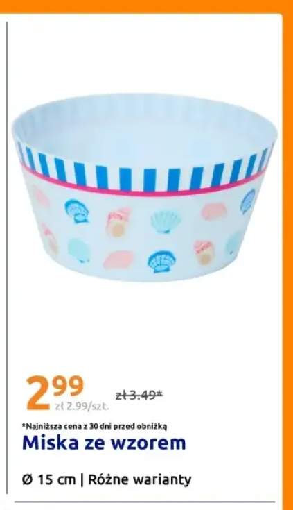 Miska ze wzorem Ø 15 cm