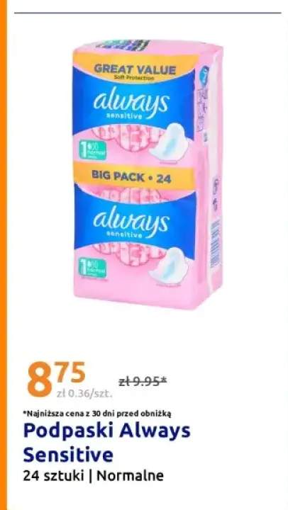 Podpaski Always Sensitive 24-pak