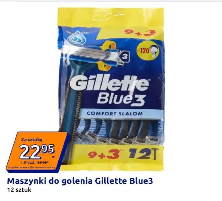 Maszynki do golenia Gillette Blue3 12-pak