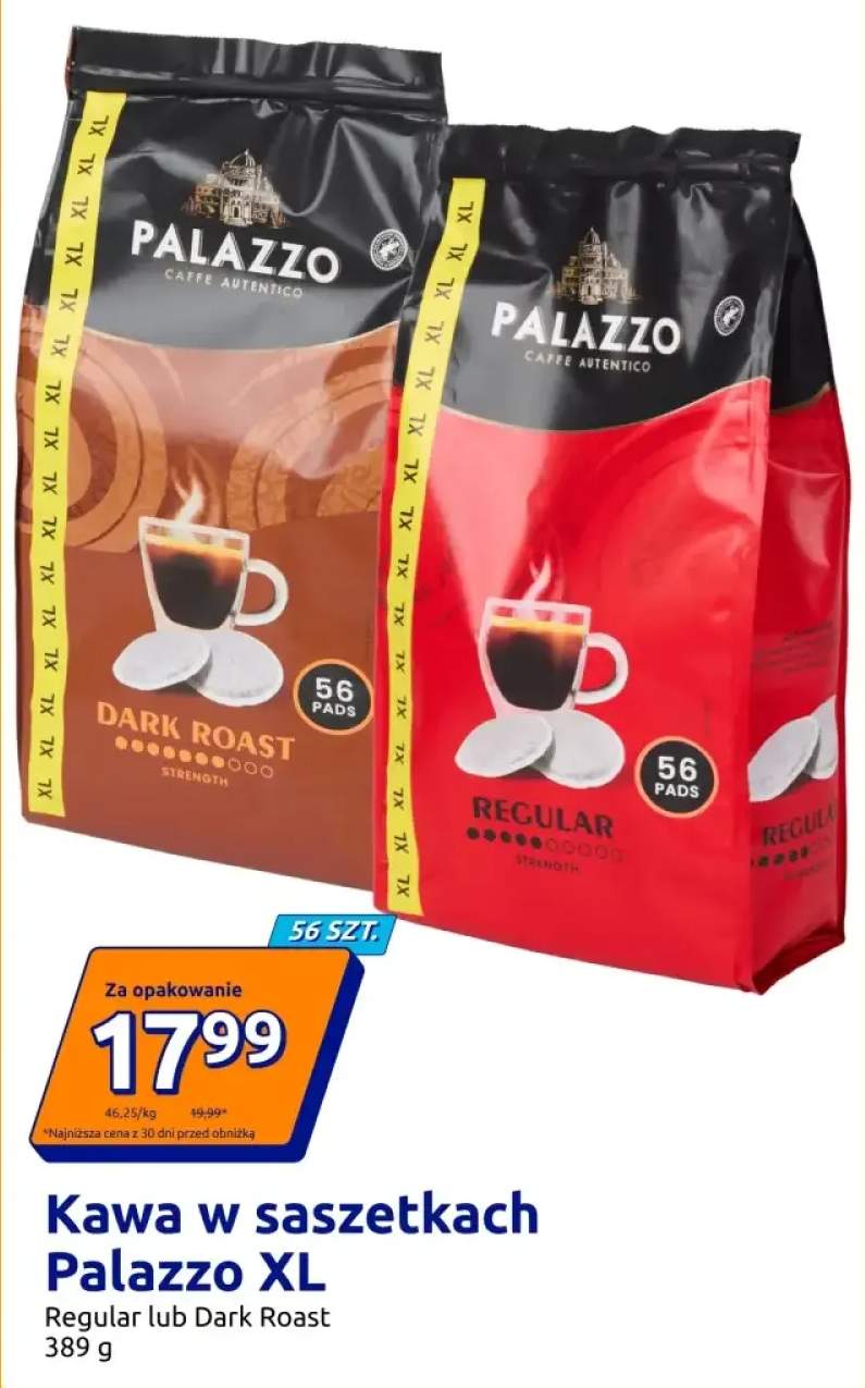 Kawa w saszetkach Palazzo XL Dark Roast +1 wariant