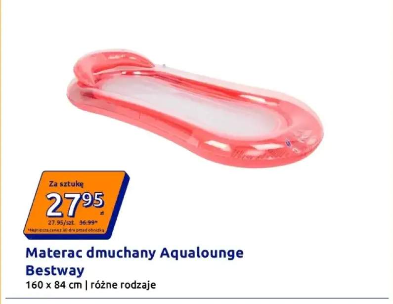 Materac dmuchany Aqualounge Bestway 160x84 cm