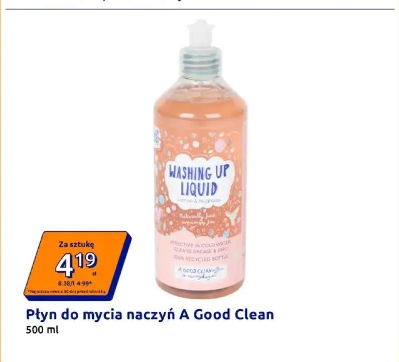 Płyn do mycia naczyń A Good Clean