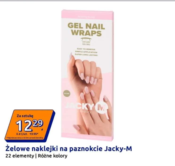 Żelowe naklejki na paznokcie Jacky-M