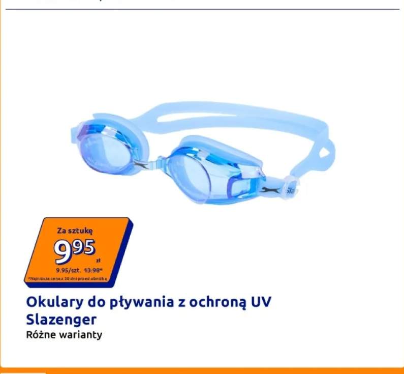 Okulary do pływania z ochroną UV Slazenger