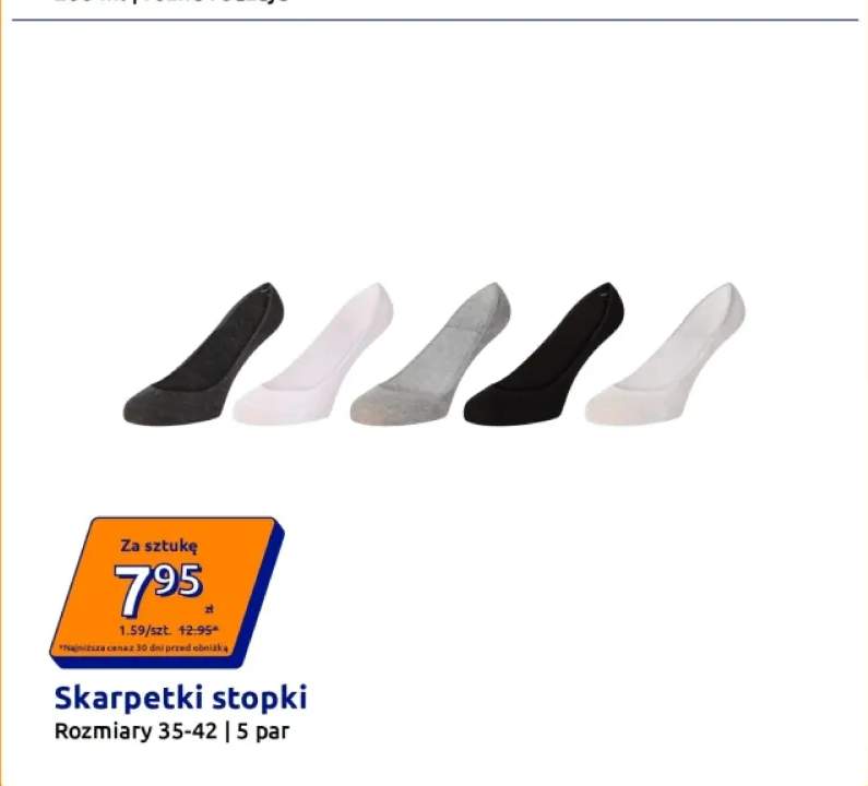 Skarpetki stopki 5-pak