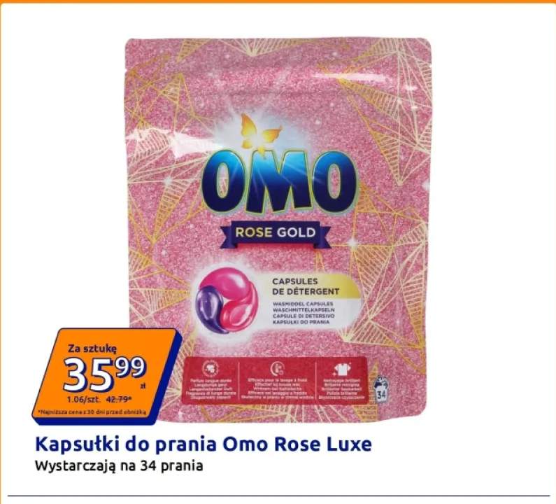 Kapsułki do prania Omo Rose Luxe