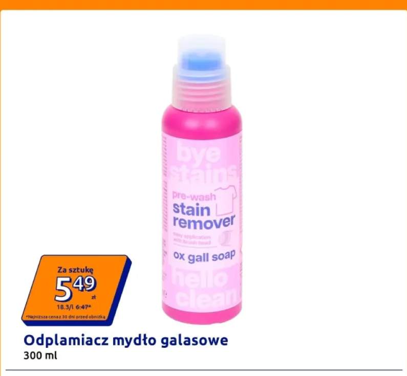 Odplamiacz mydło galasowe Bye Stains