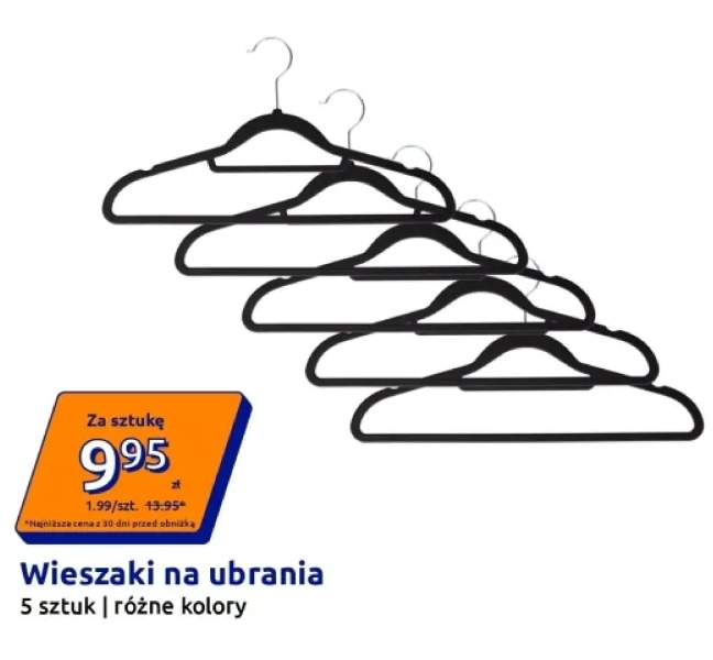Wieszaki na ubrania 5-pak