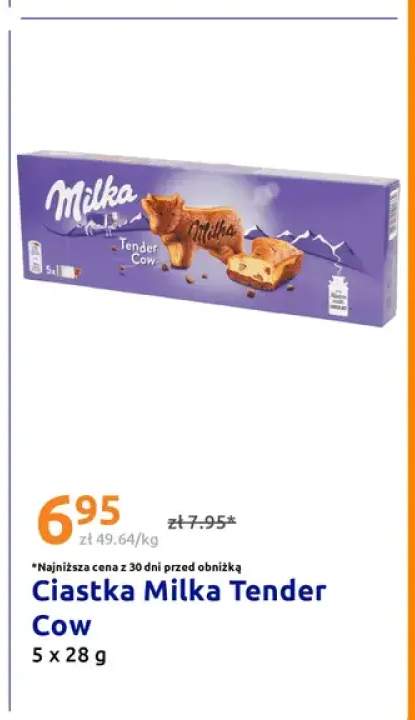 Ciastka Milka Tender Cow 5-pak 28 g