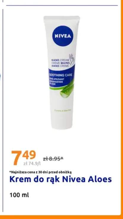 Krem do rąk Nivea Aloes