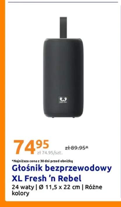 Głośnik bezprzewodowy XL Fresh 'n Rebel