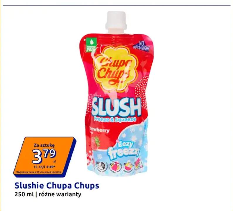 Slushie Chupa Chups truskawkowe