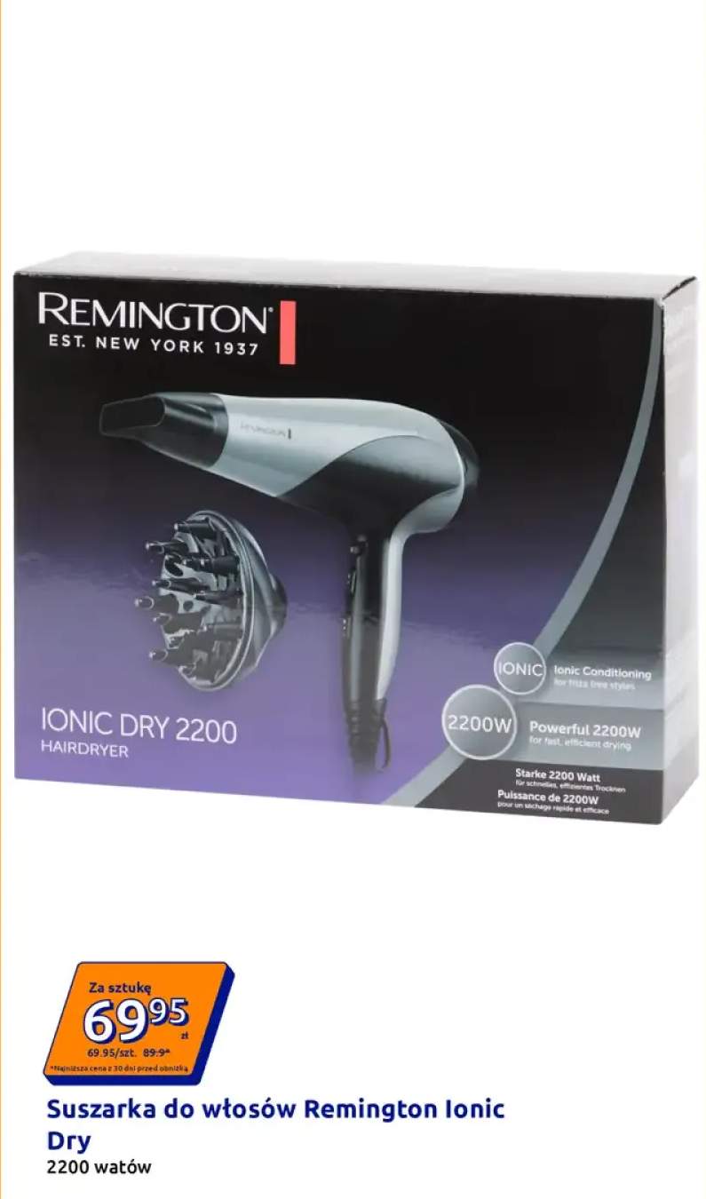 Suszarka do włosów Remington Ionic Dry