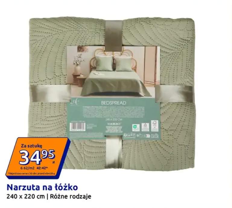 Narzuta na łóżko Absolu Chic