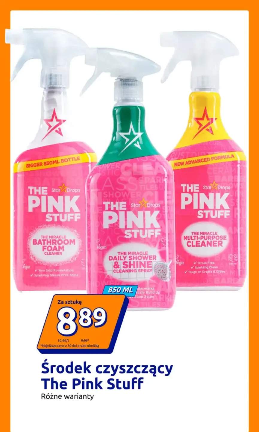 Środek czyszczący The Pink Stuff Bathroom Foam Cleaner +3 warianty