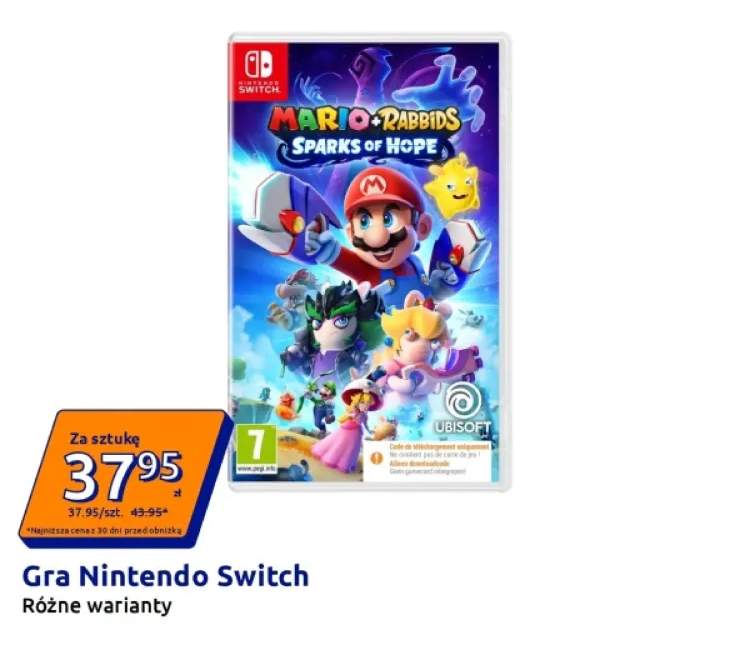 Gra Nintendo Switch Mario + Rabbids Sparks of Hope
