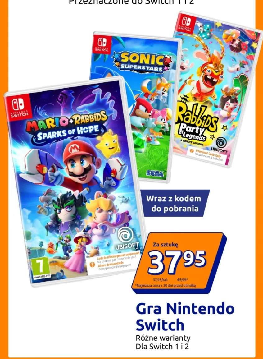 Gra Nintendo Switch Rabbids Party of Legends +2 warianty
