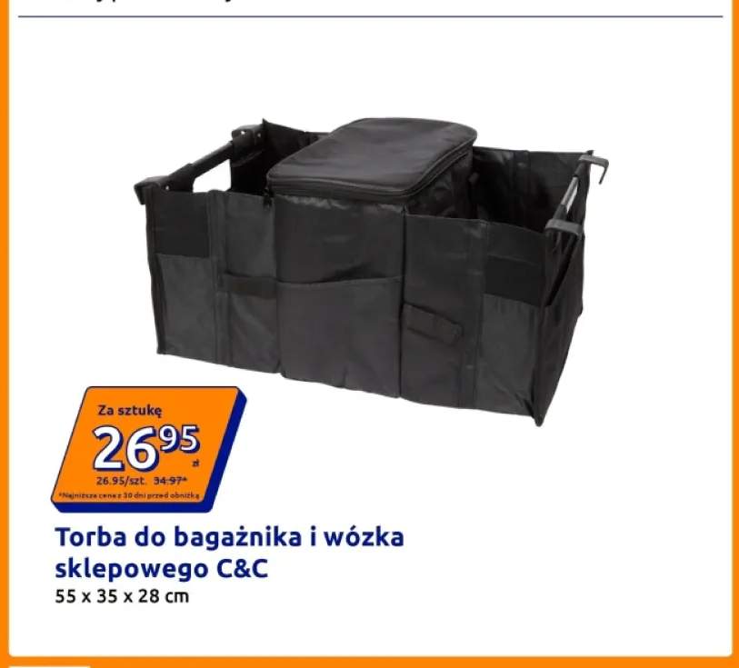 Torba do bagażnika i wózka sklepowego C&C 55x35x28 cm