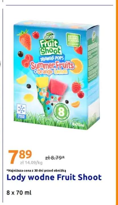 Lody wodne Teisseire Fruit Shoot 8-pak 70 ml