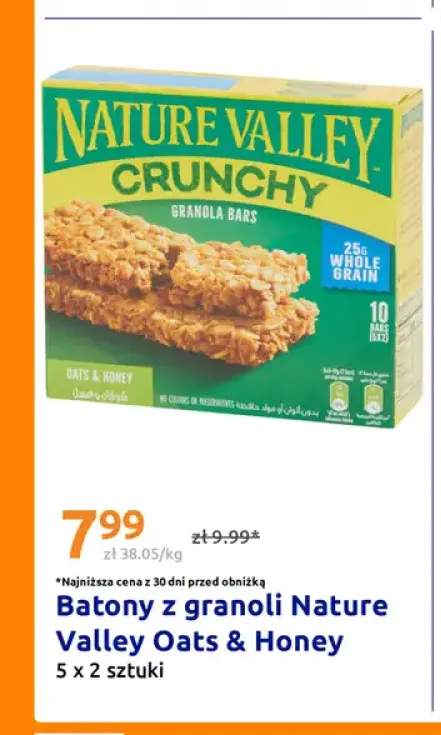 Batony z granoli Nature Valley Oats & Honey