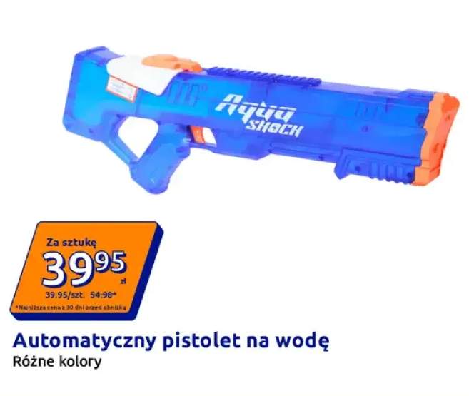 Automatyczny pistolet na wodę Aqua Shock