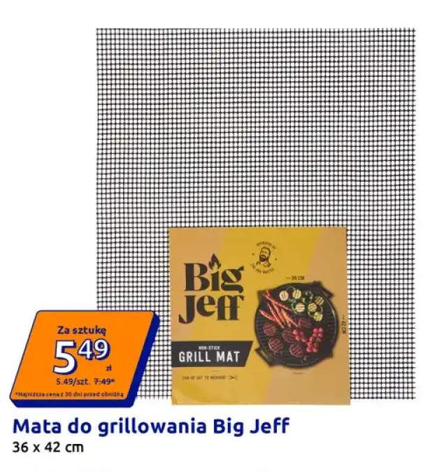 Mata do grillowania Big Jeff 36x42 cm
