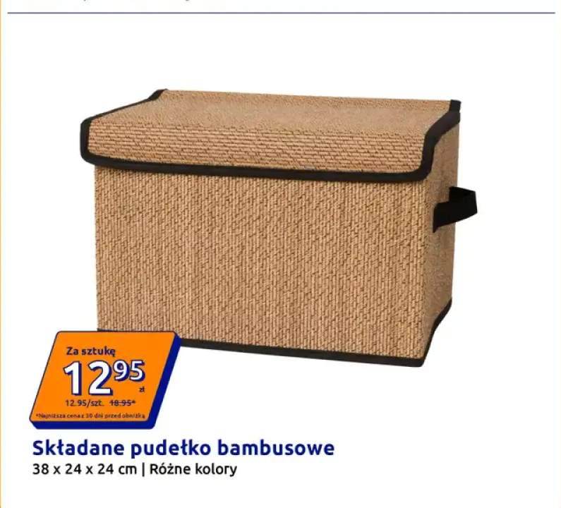 Składane pudełko bambusowe