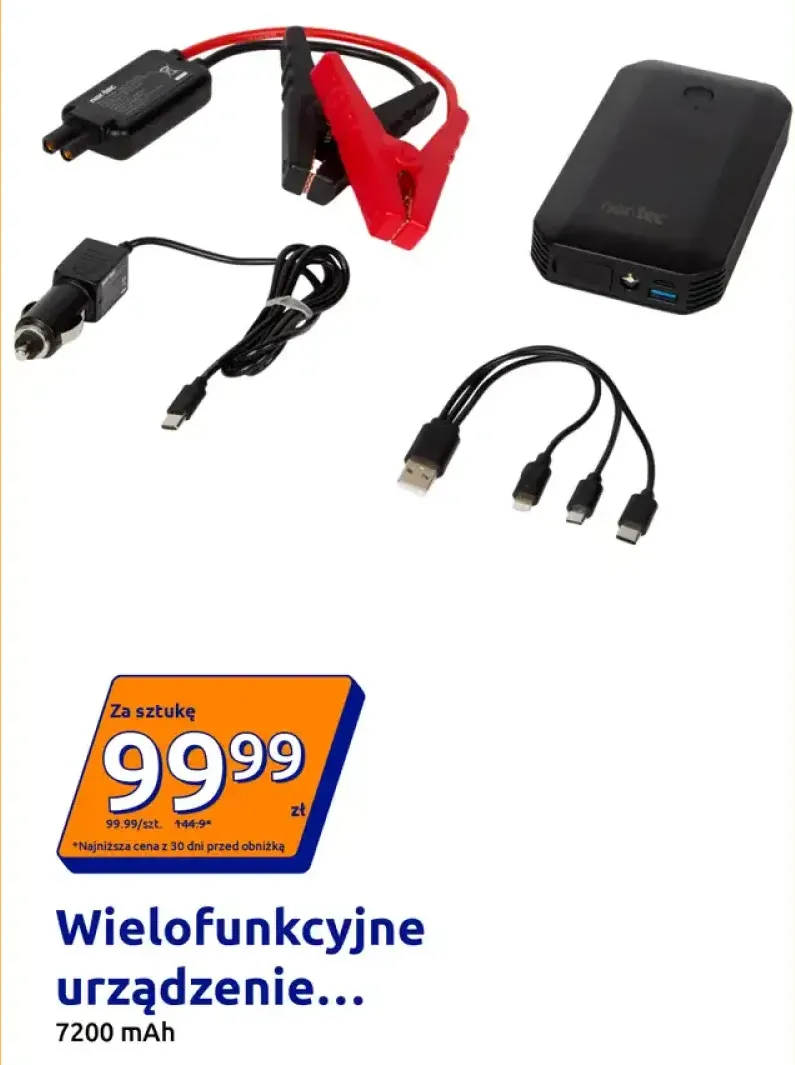 Wielofunkcyjne urządzenie Nor-tec 7200mAh