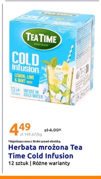 Herbata mrożona Tea Time Cold Infusion
