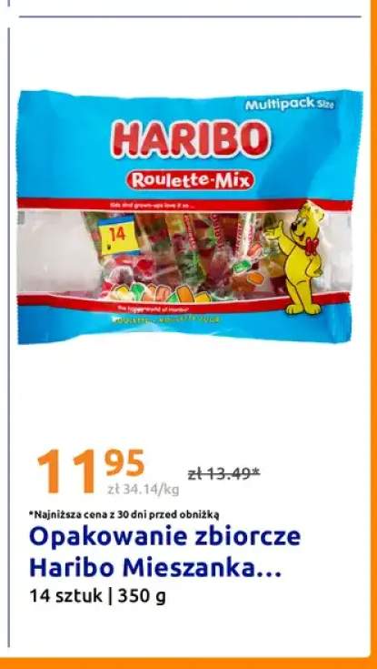 Żelki Haribo Roulette-Mix 14-pak