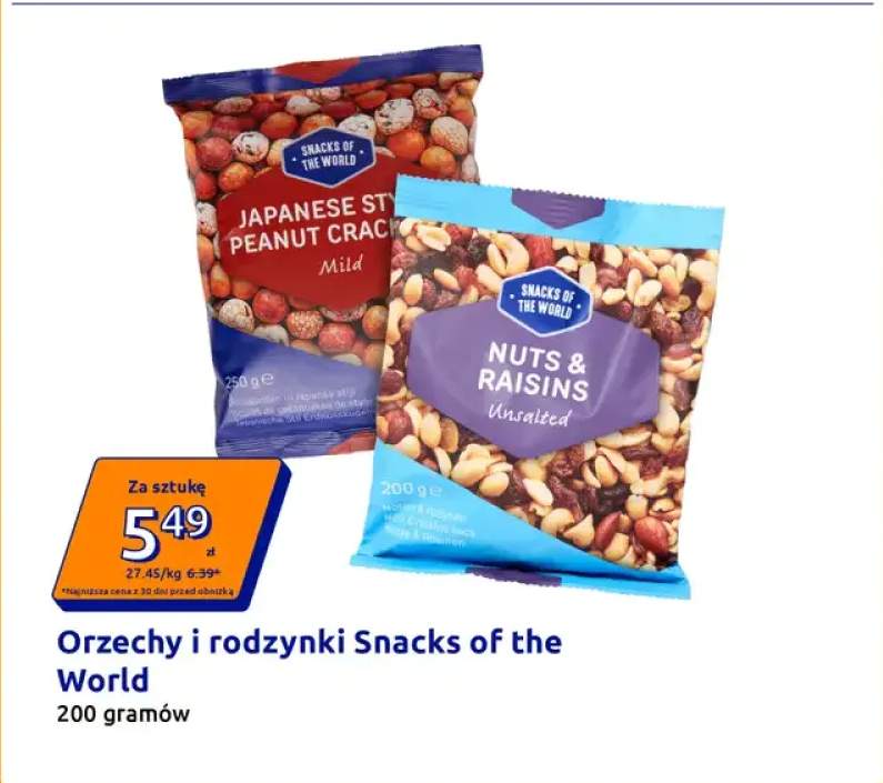 Krakersy orzechowe w stylu japońskim Snacks of the World +1 wariant