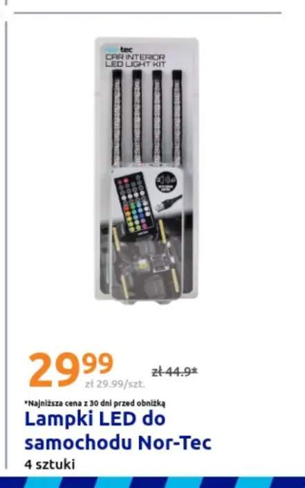 Lampki LED do samochodu Nor-Tec 4 sztuki