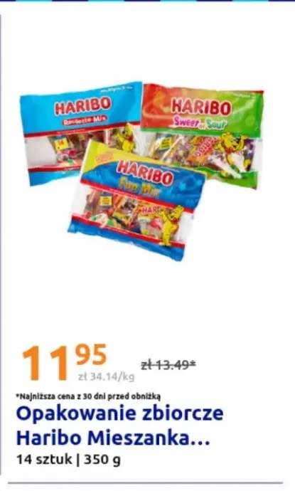 Opakowanie zbiorcze Haribo Mieszanka