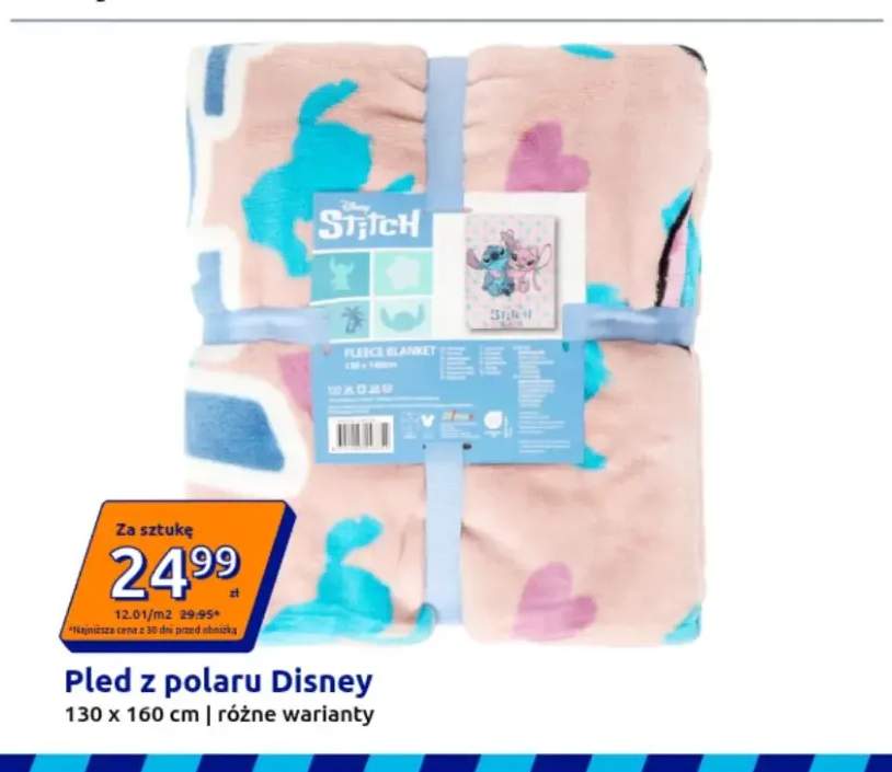 Pled z polaru Disney 130x160 cm
