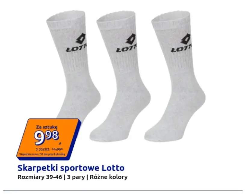 Skarpetki sportowe 3-pak Lotto