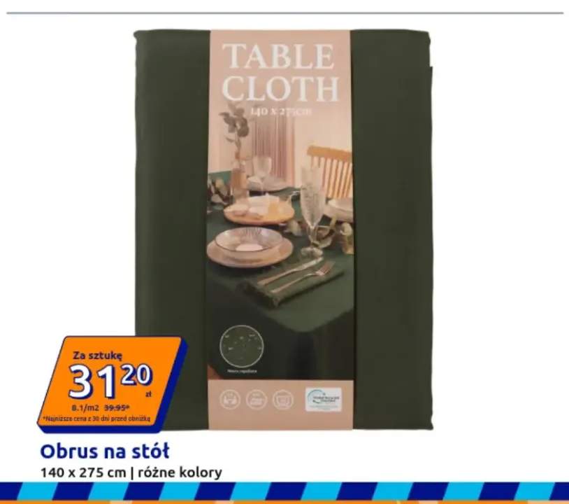 Obrus na stół 140x275 cm
