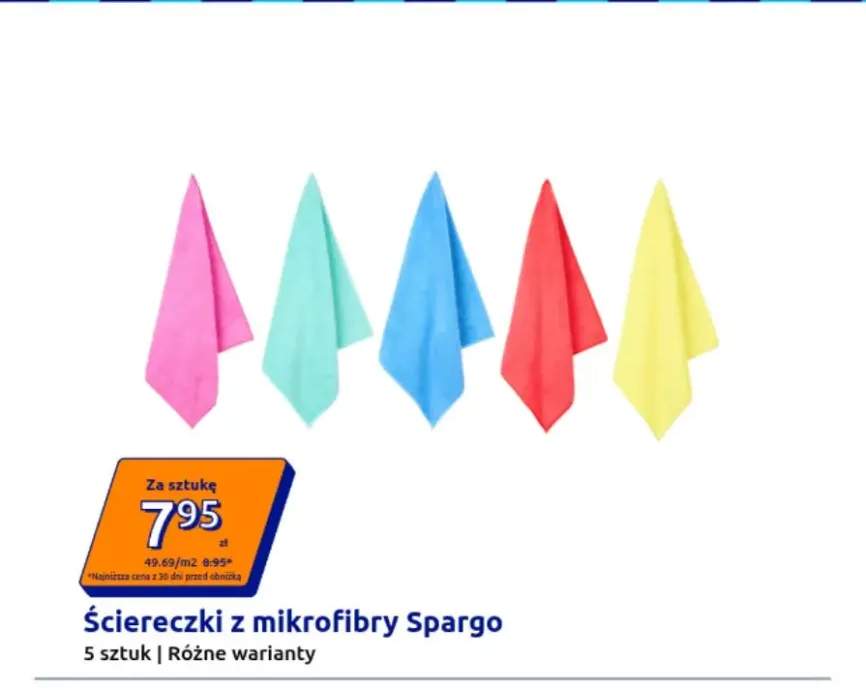 Ściereczki z mikrofibry Spargo